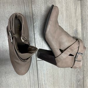 Brown booties